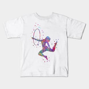 Gymnastics girl, Kids T-Shirt